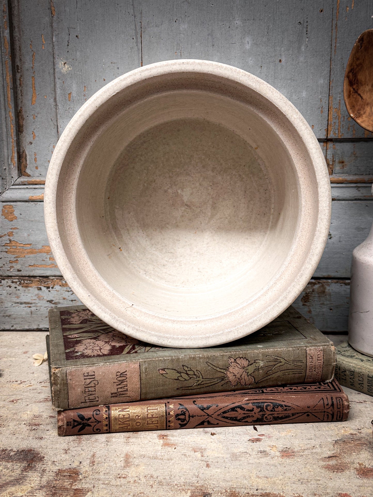 Victorian Ironstone “Butter” Crock – Antique Farmhouse Kitchenalia