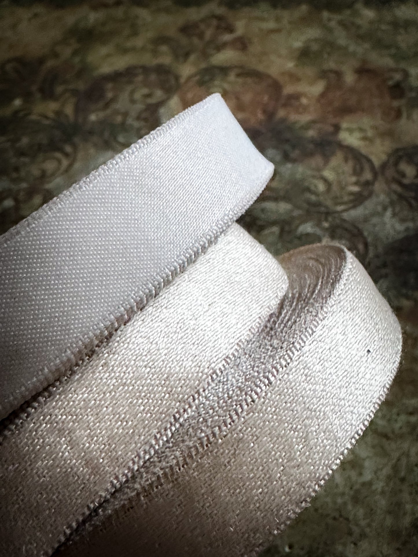 Vintage Haberdashery Satin Ribbon Three Deadstock Rolls