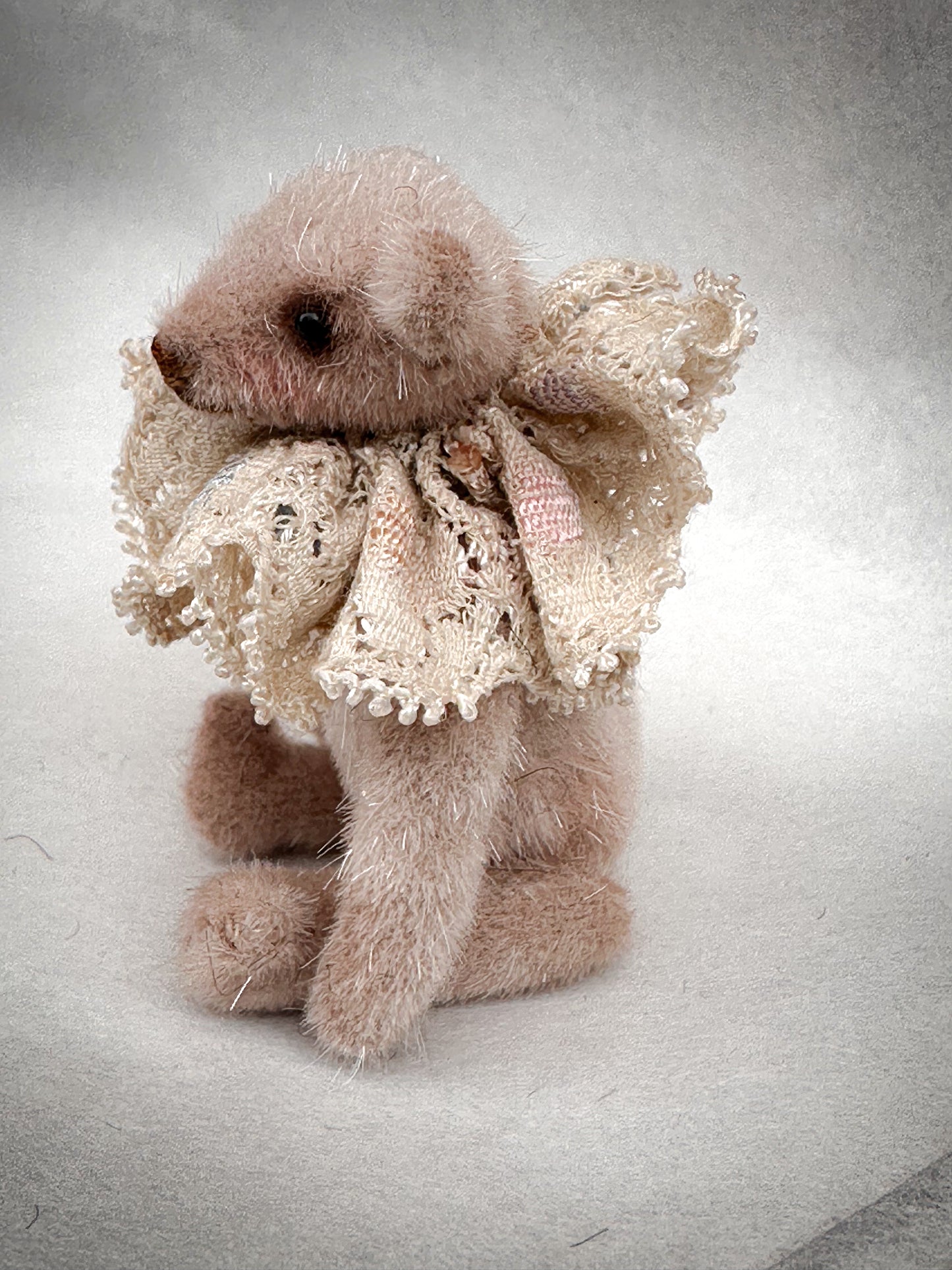 Handmade One of a Kind Mohair Art Teddy Bear by Goody Two Shoes