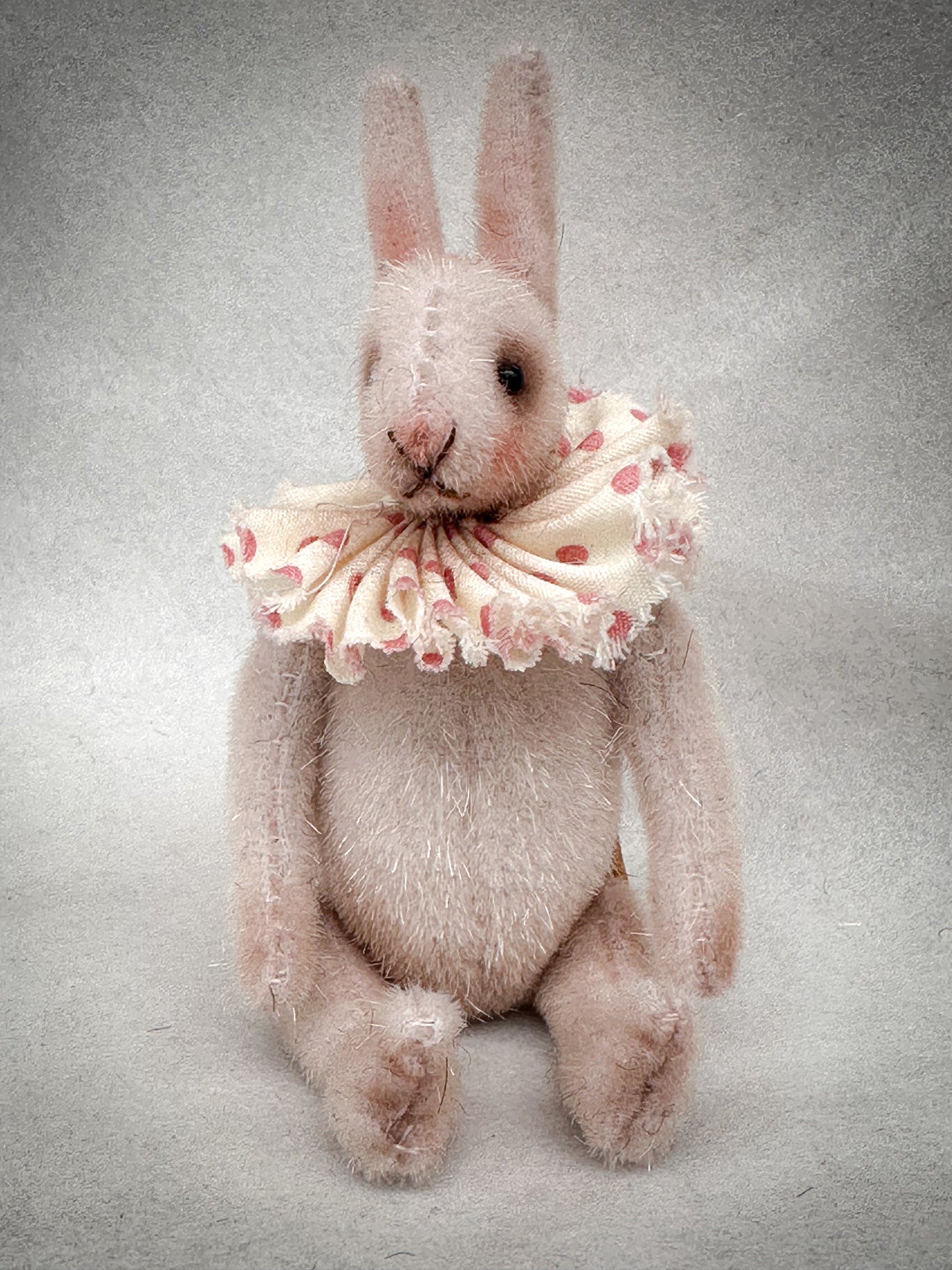 Handmade One of a Kind Mohair Art Teddy Bunny by Goody Two Shoes