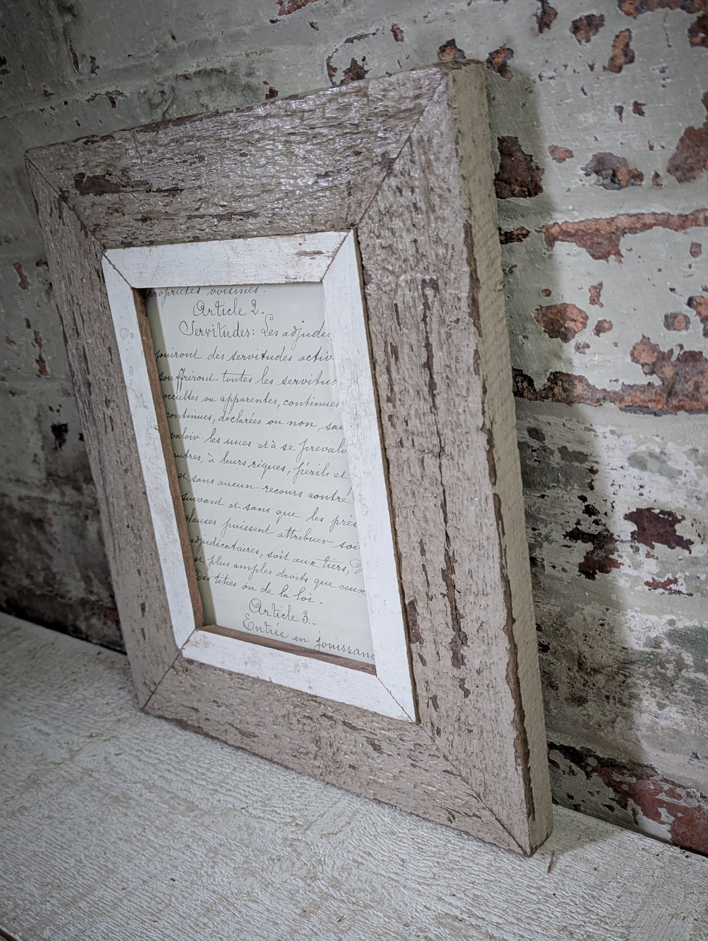 Recycled Wooden Frame by Luna Design A5 Rectangle R