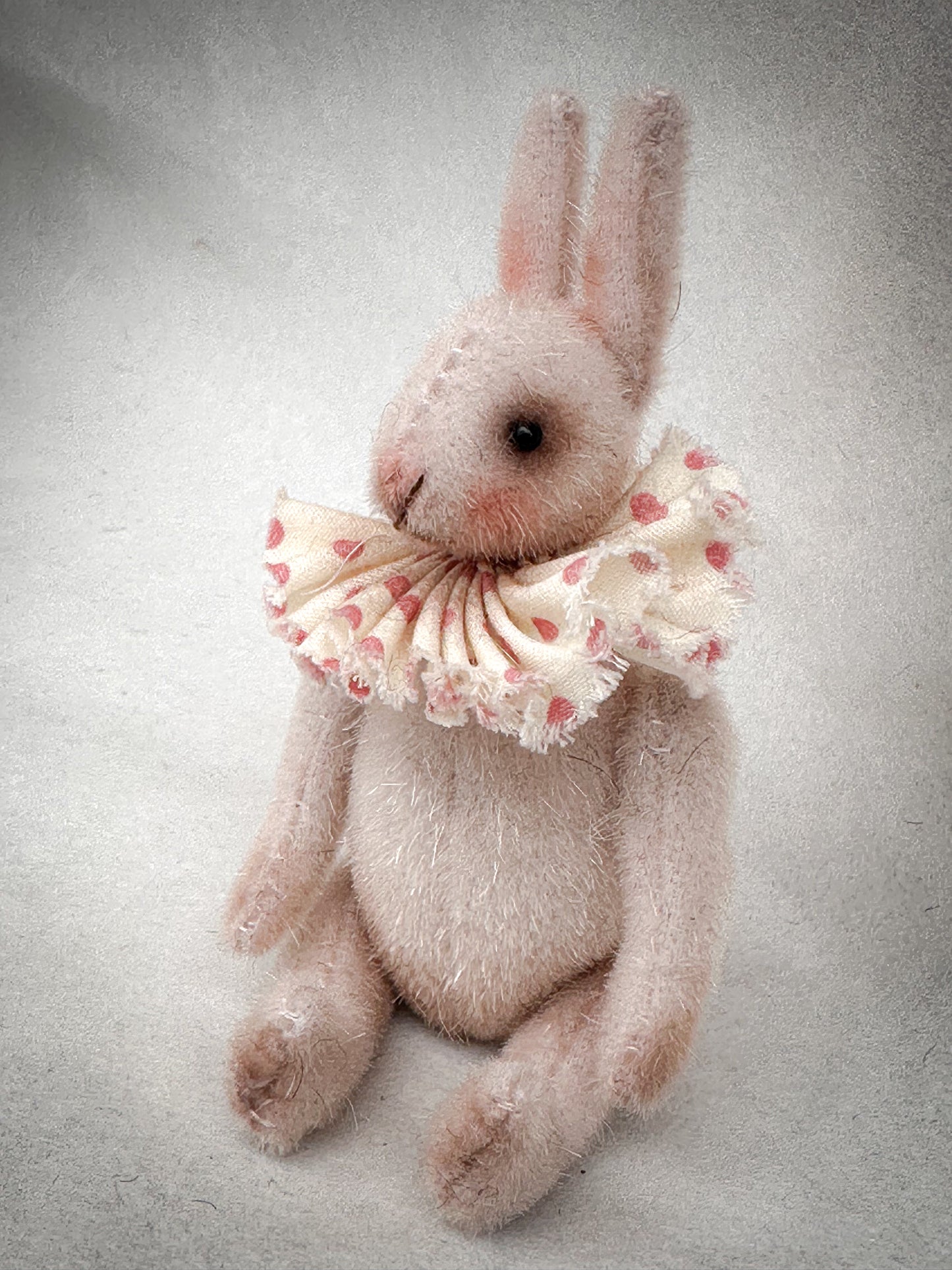 Handmade One of a Kind Mohair Art Teddy Bunny by Goody Two Shoes