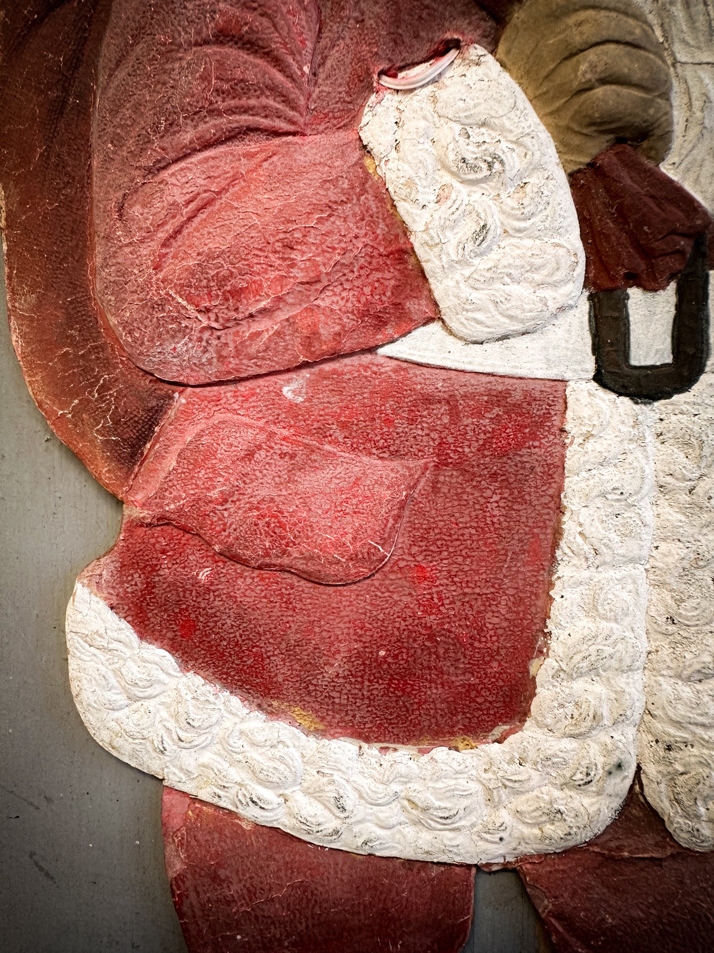 Early 20th-Century German Father Christmas Plaque
c.1920–1935 With Oral Provenance from the Bletchley Museum Collection