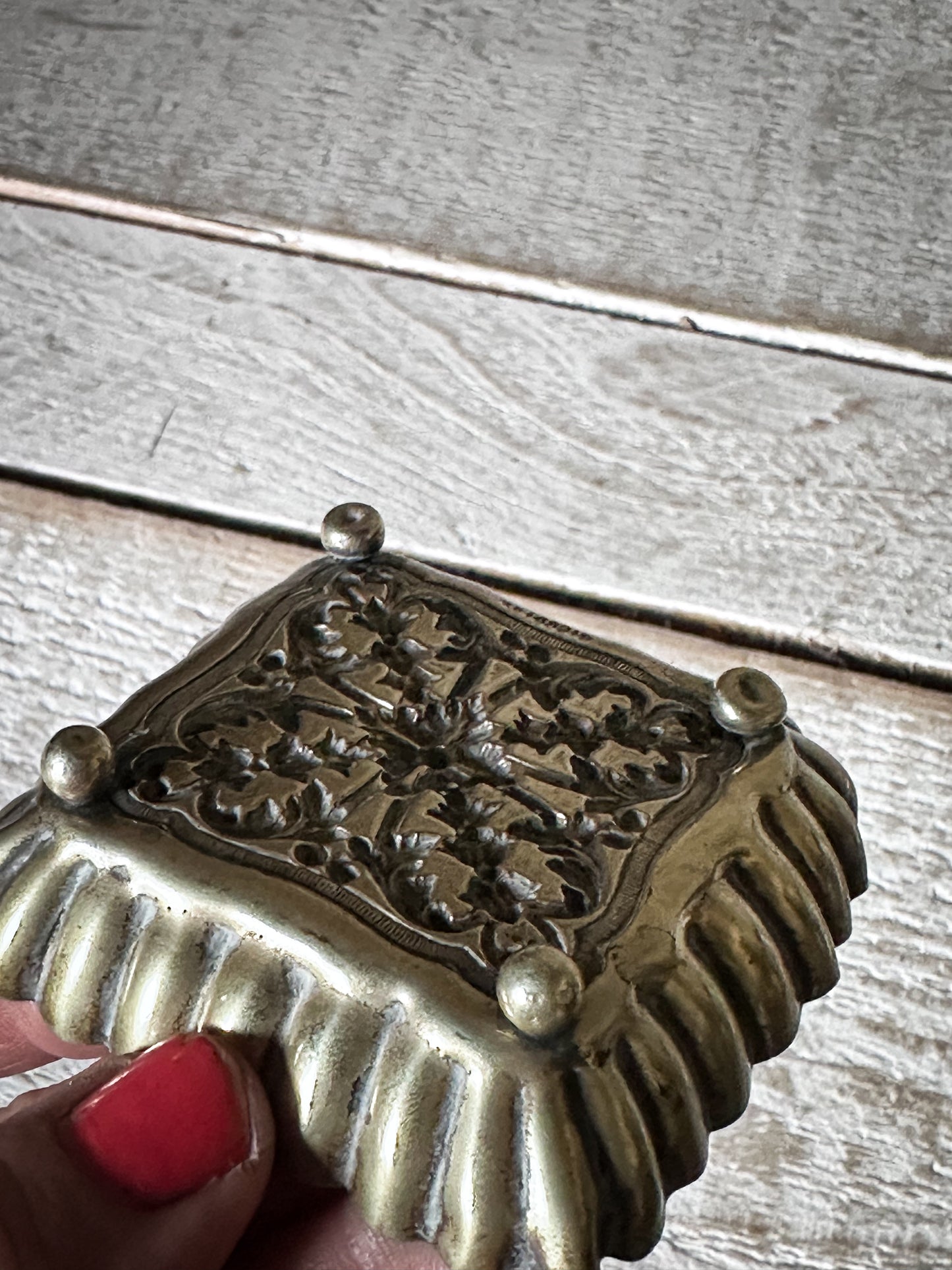 Victorian Silver Plated Trinket Dish | Registered Design No. 63218 | Antique Pin Tray