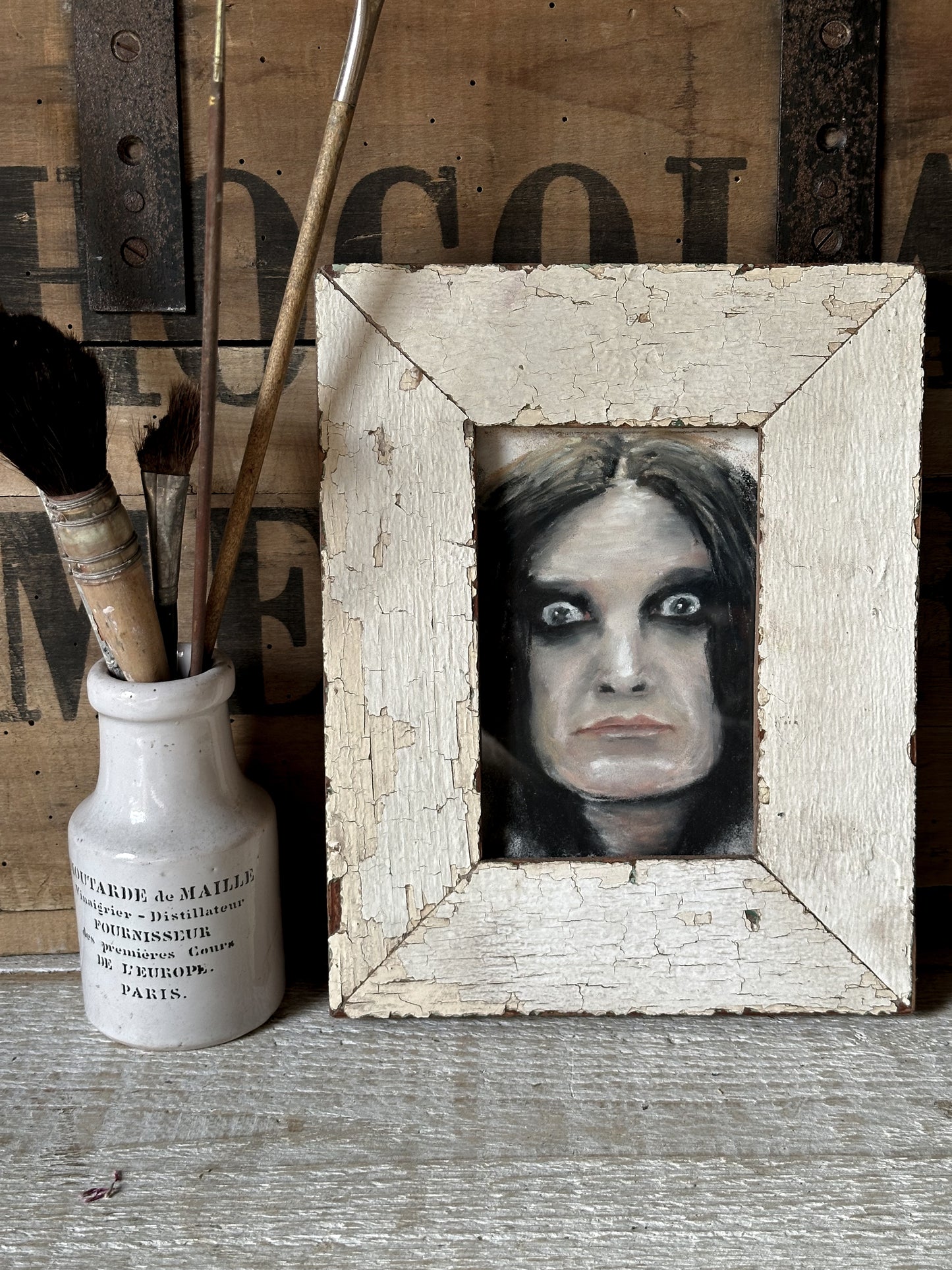 An original artwork by Steven Nicholas “Prince of Darkness” Ozzy Osbourne Tribute