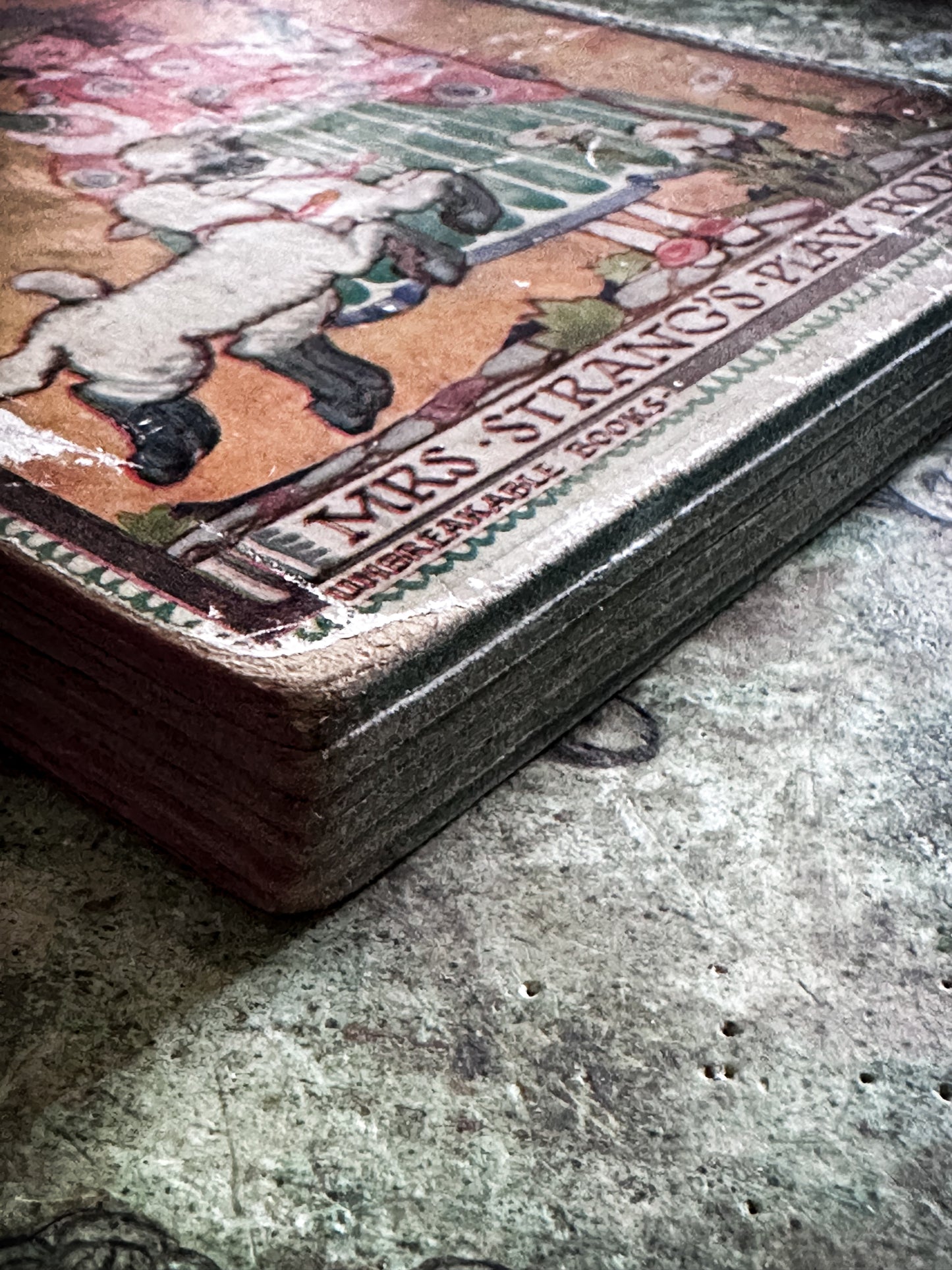 Antique Bo-Peep’s Unbreakable Play Book by Mrs Strang c.1920