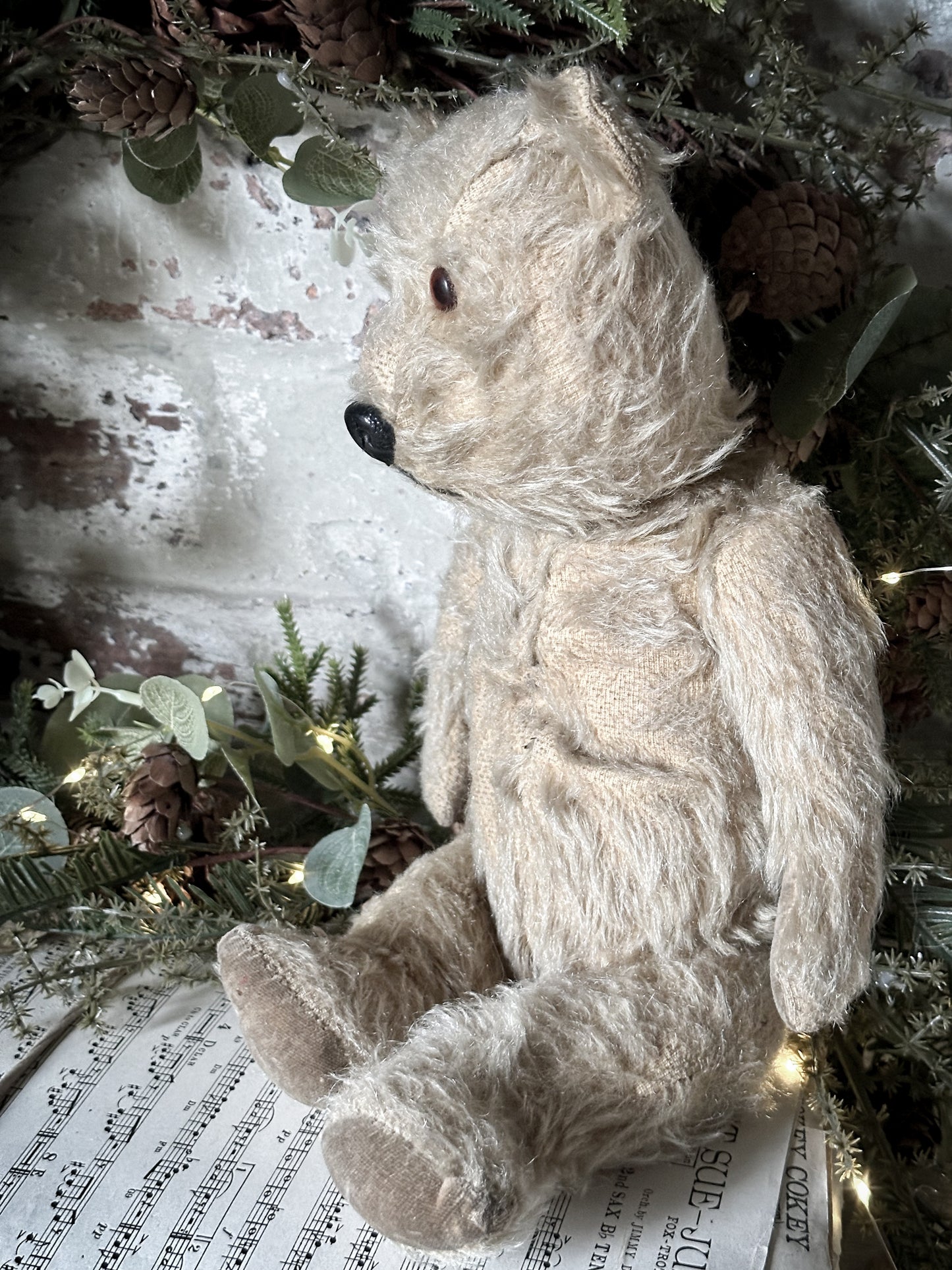 A lovely antique British Hugmee teddy made by Chiltern
