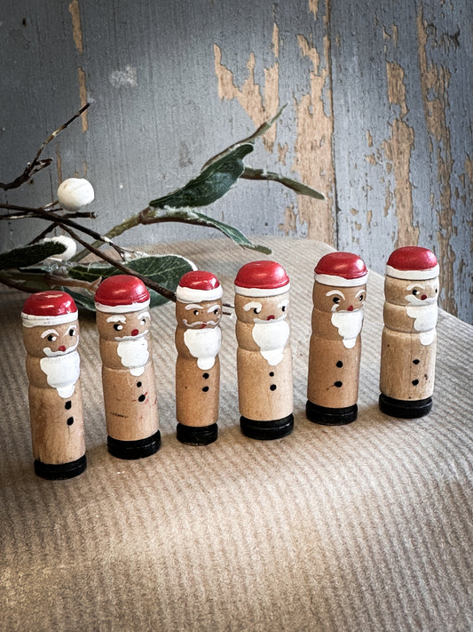 A Vintage German Reworked Erzgebirge Santa Claus For A Christmas Putz Village