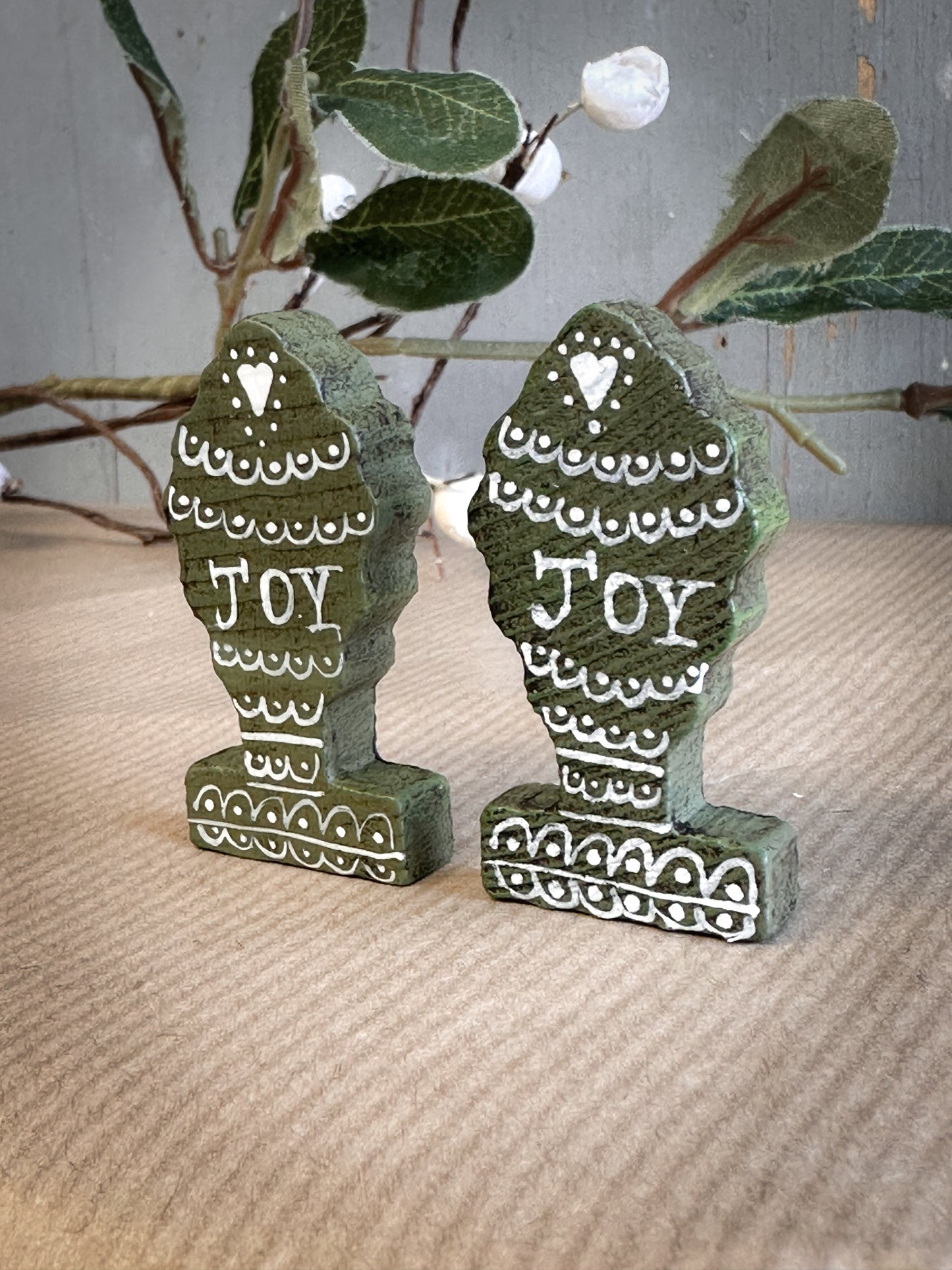 A Vintage German Reworked Erzgebirge Tree For A Christmas Putz Village