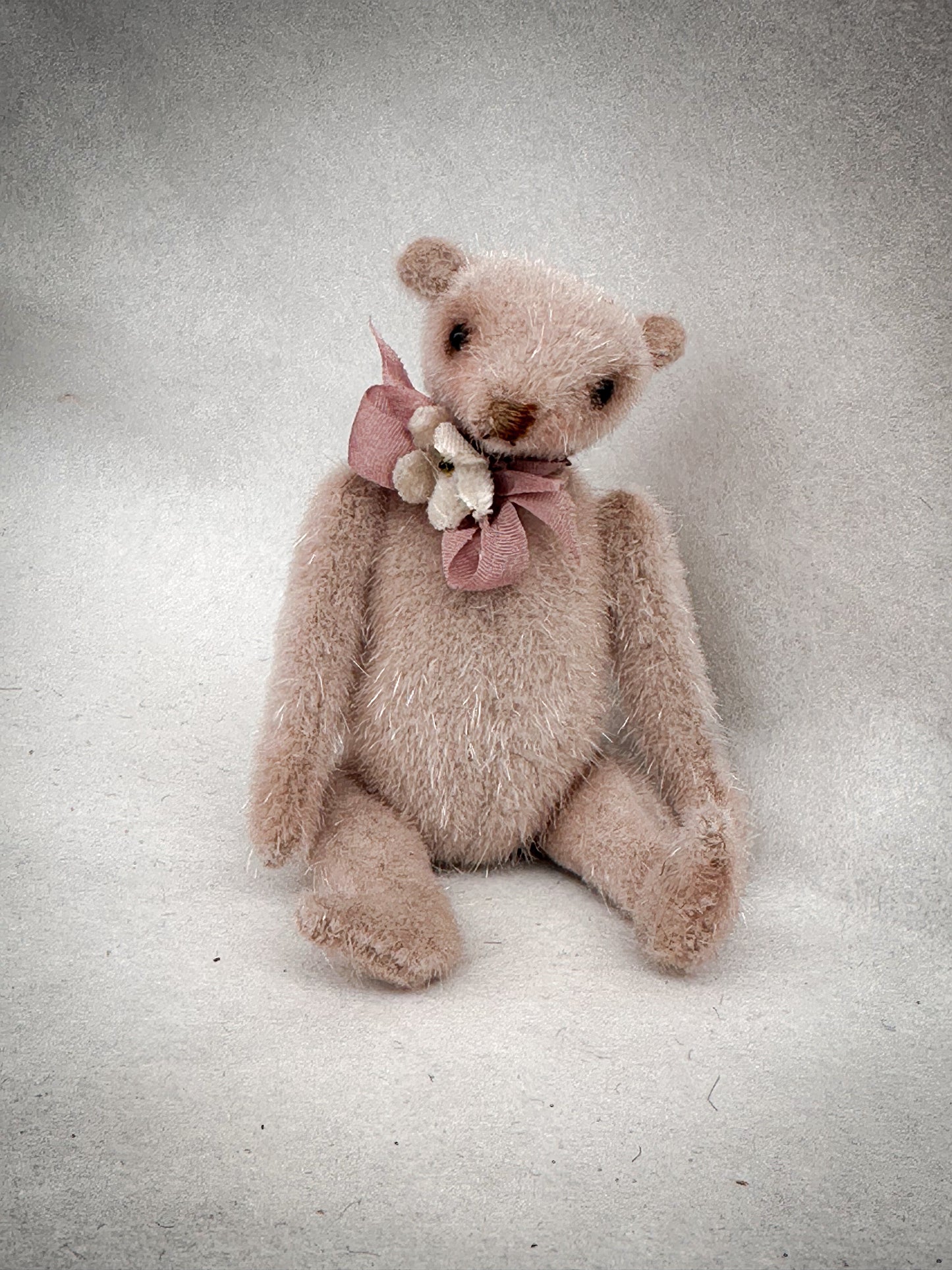 Handmade One of a Kind Mohair Art Teddy Bear by Goody Two Shoes