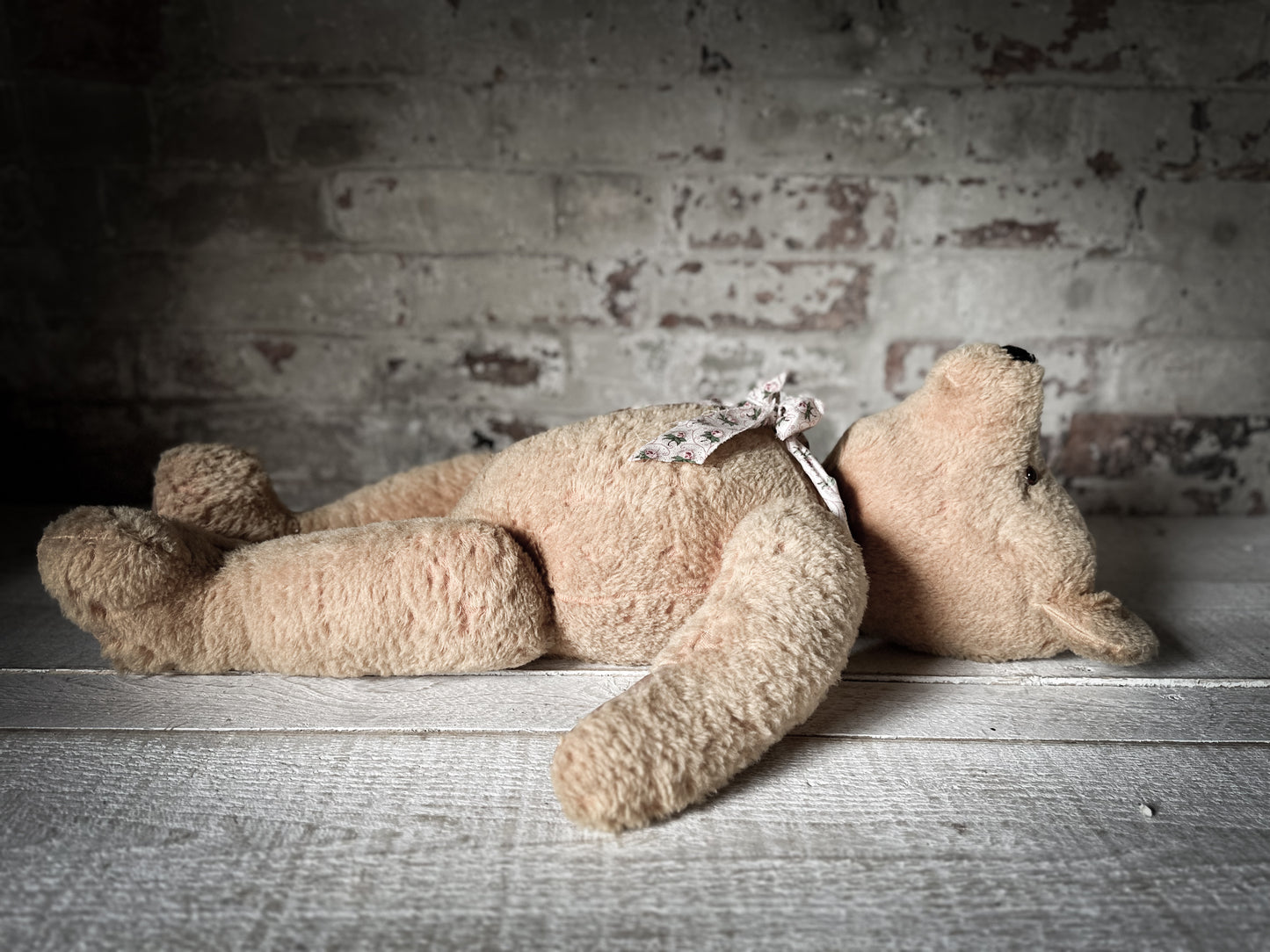 A lovely old large vintage teddy bear