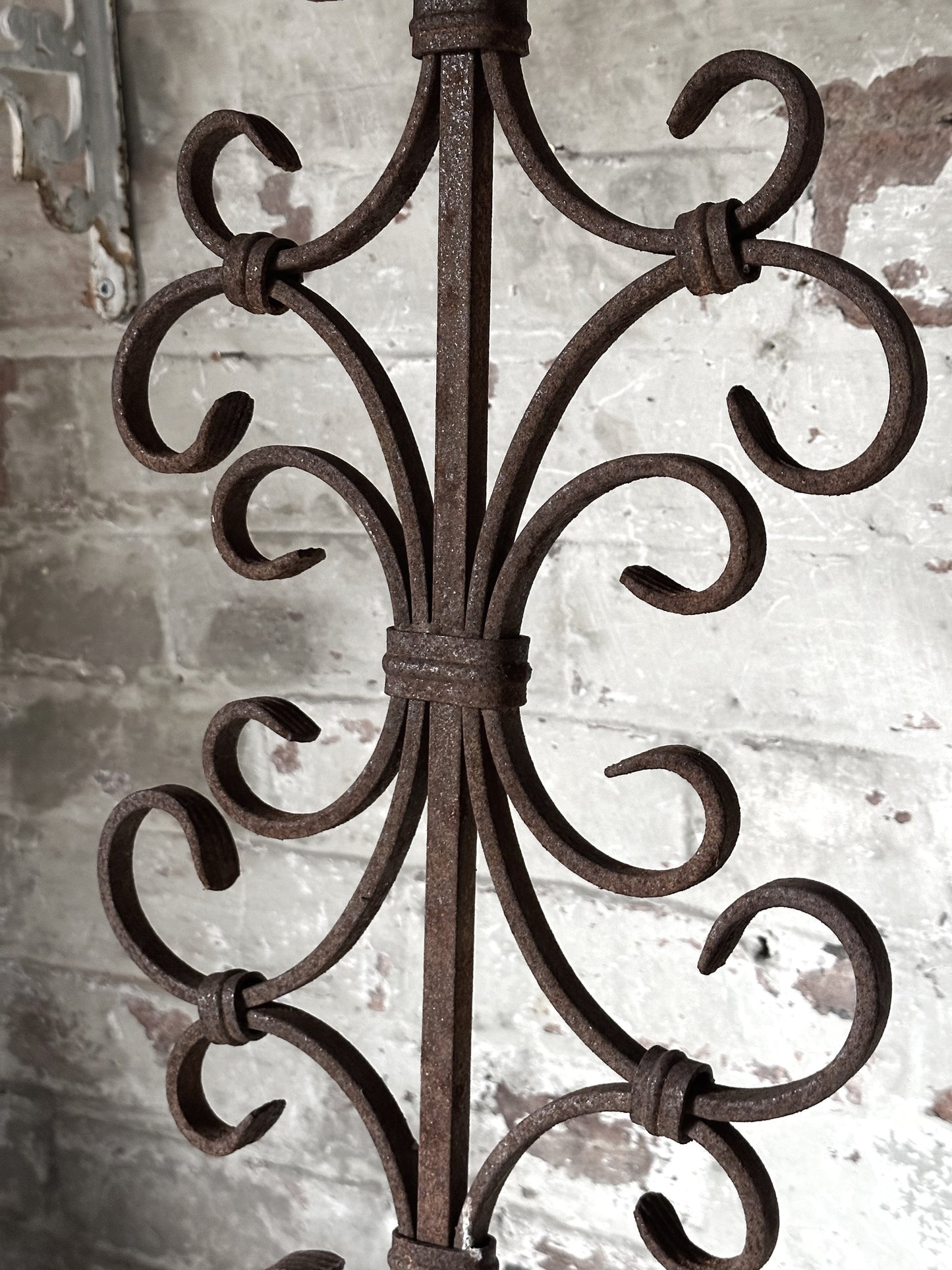 Antique French Forged Balcony Spindle or Balustrade