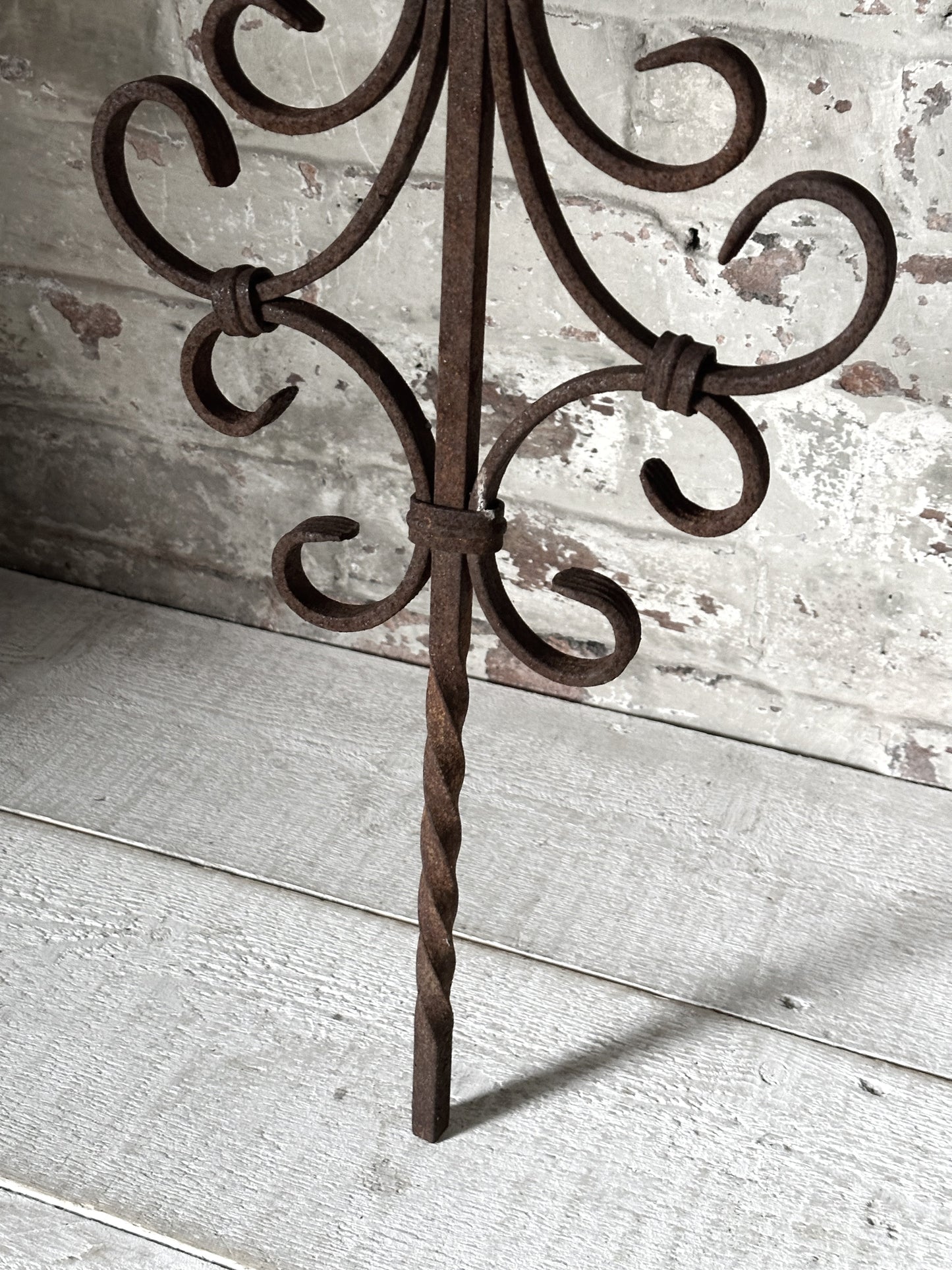 Antique French Forged Balcony Spindle or Balustrade